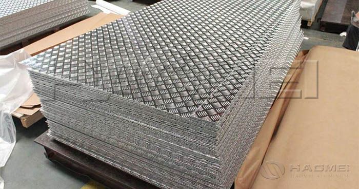 5 Bar Aluminium Checker Plate For Stairs