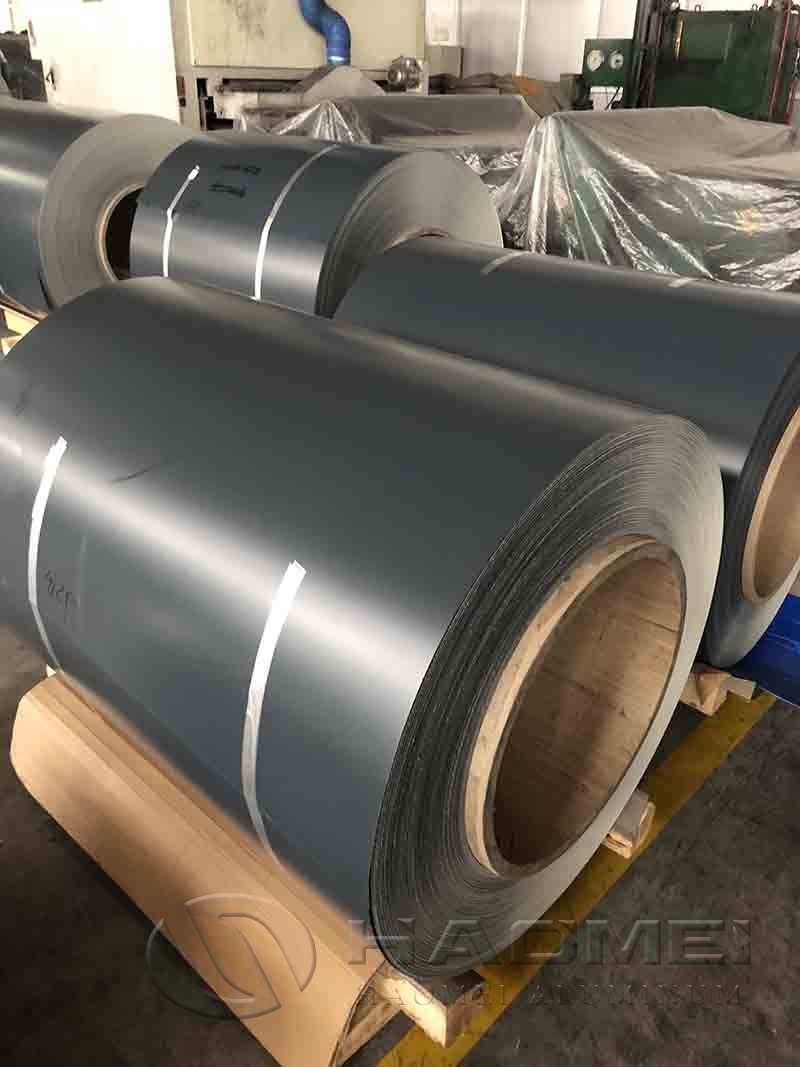 dark grey aluminum coil